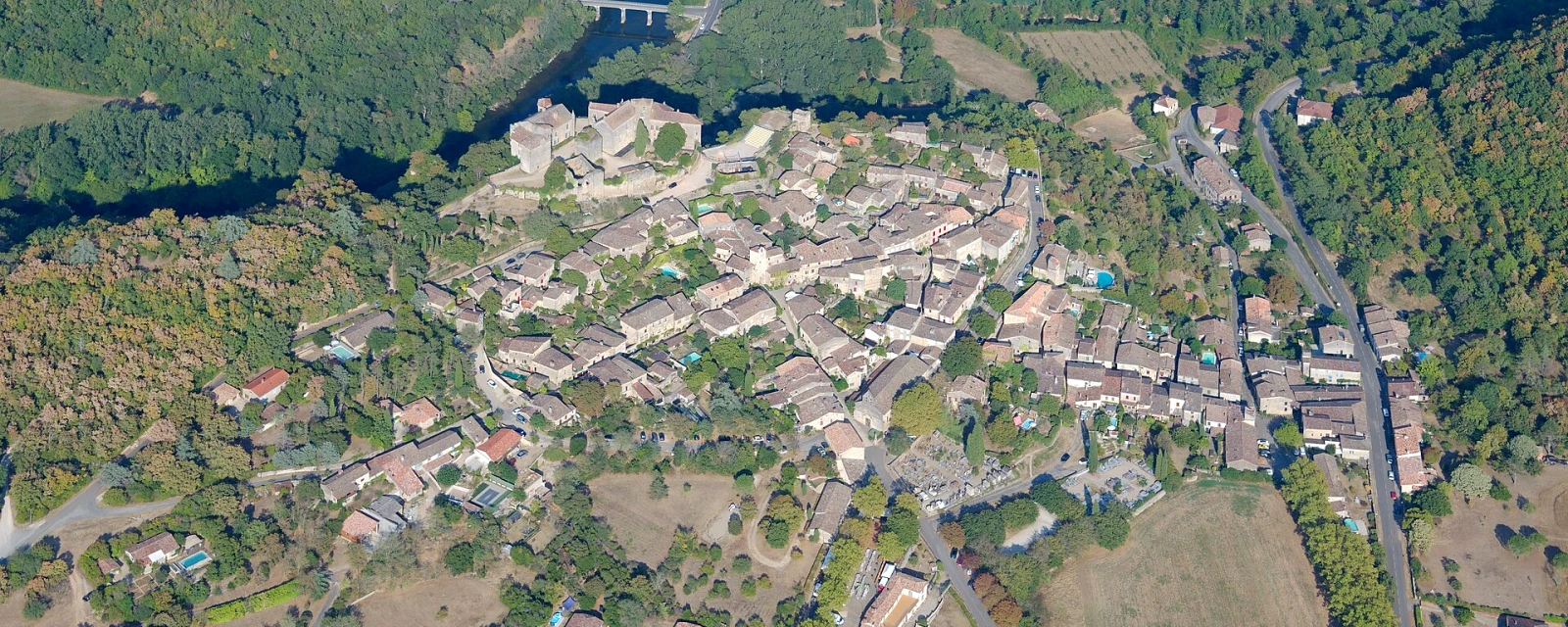 Vue de Bruniquel, Tarn-et-Garonne