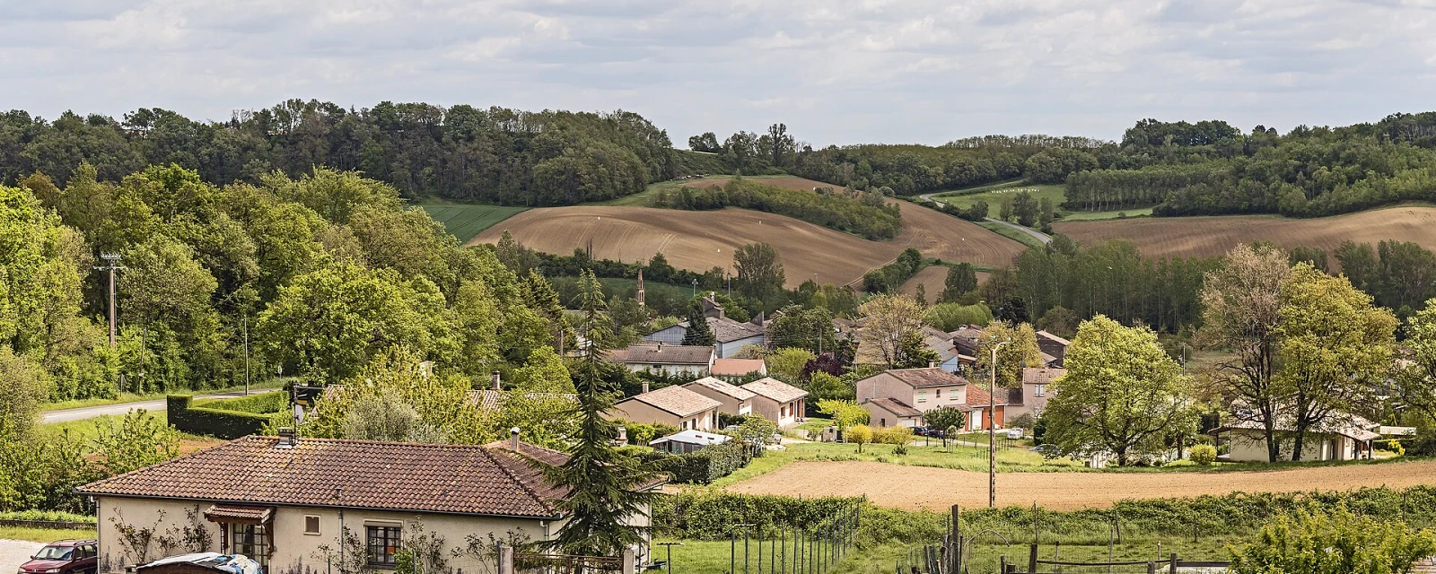 Vue de Comberouger, Tarn-et-Garonne