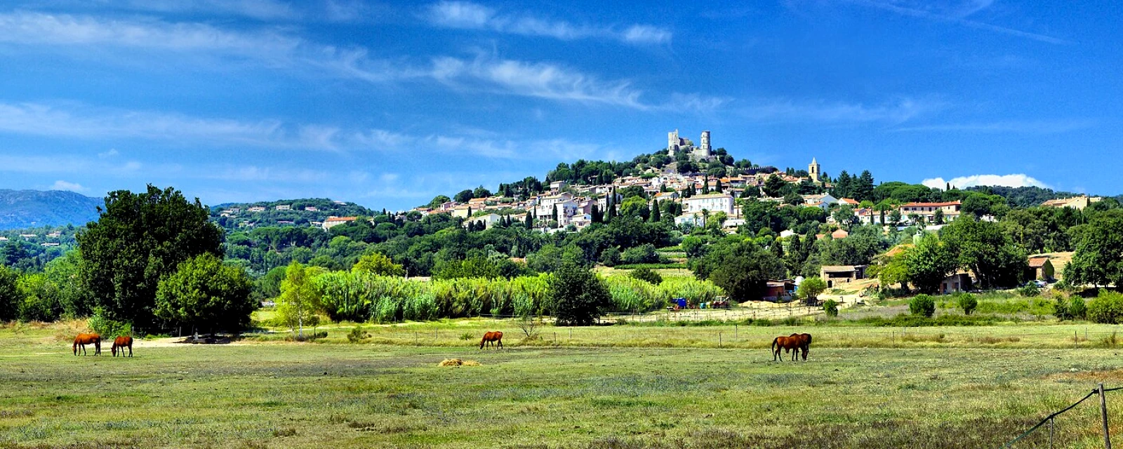 Vue de Grimaud, Var