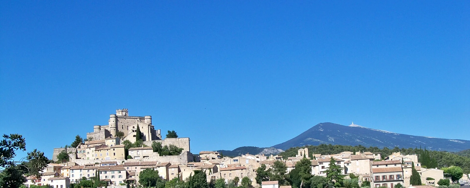 Vue de Le Barroux, Vaucluse