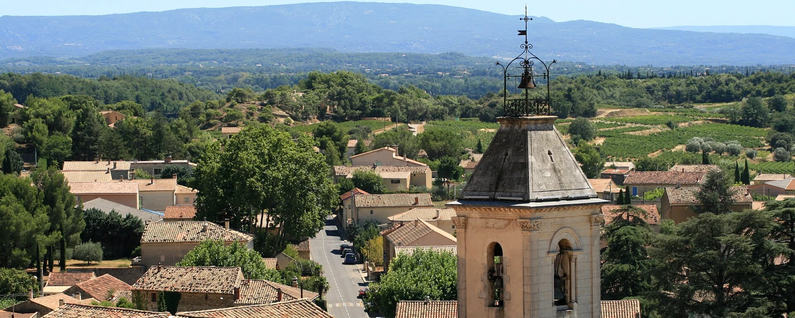 Vue de Beaumes-de-Venise, Vaucluse