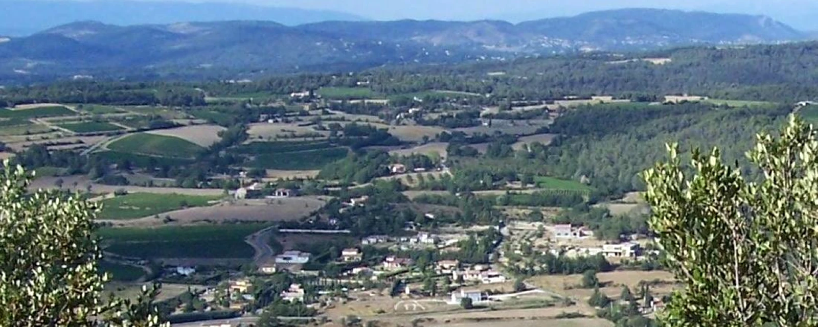 Vue de Beaumont-de-Pertuis, Vaucluse