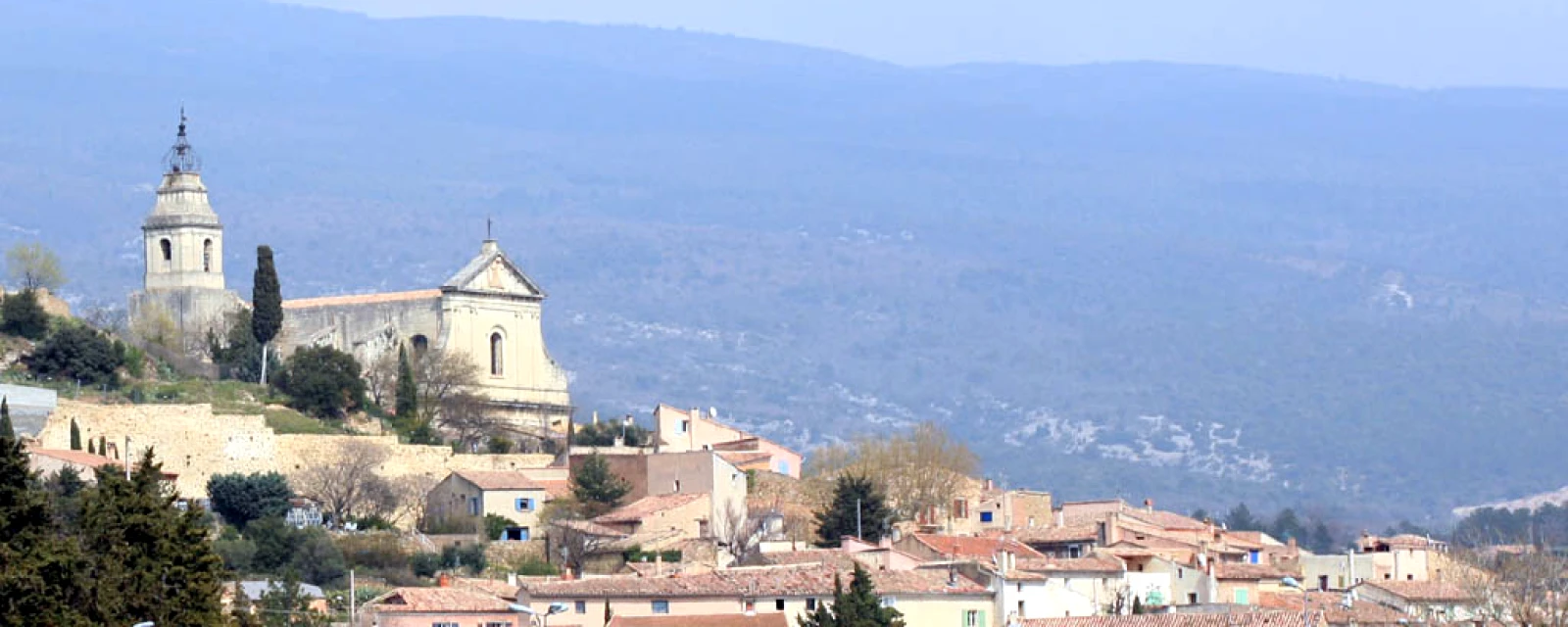 Vue de Bédoin, Vaucluse