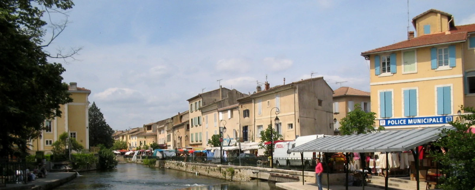 Vue de L'Isle-sur-la-Sorgue, Vaucluse