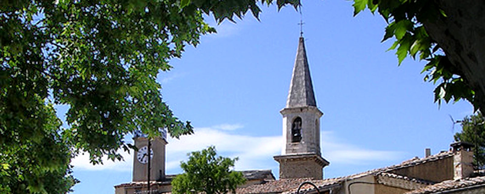 Vue de Loriol-du-Comtat, Vaucluse