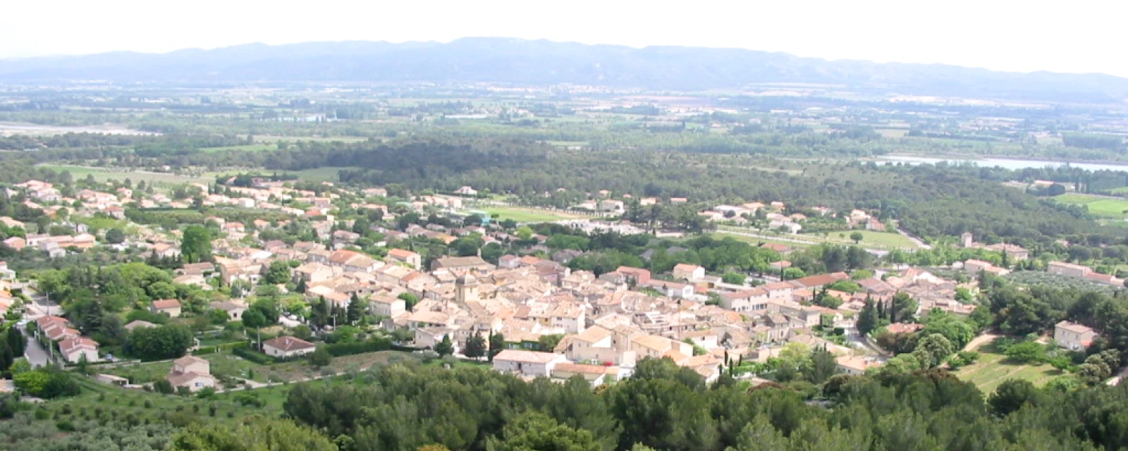 Vue de Mérindol, Vaucluse