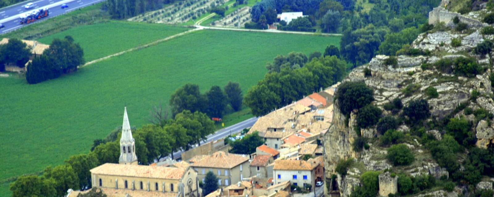 Vue de Mornas, Vaucluse