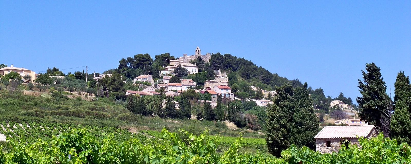 Vue de Rasteau, Vaucluse
