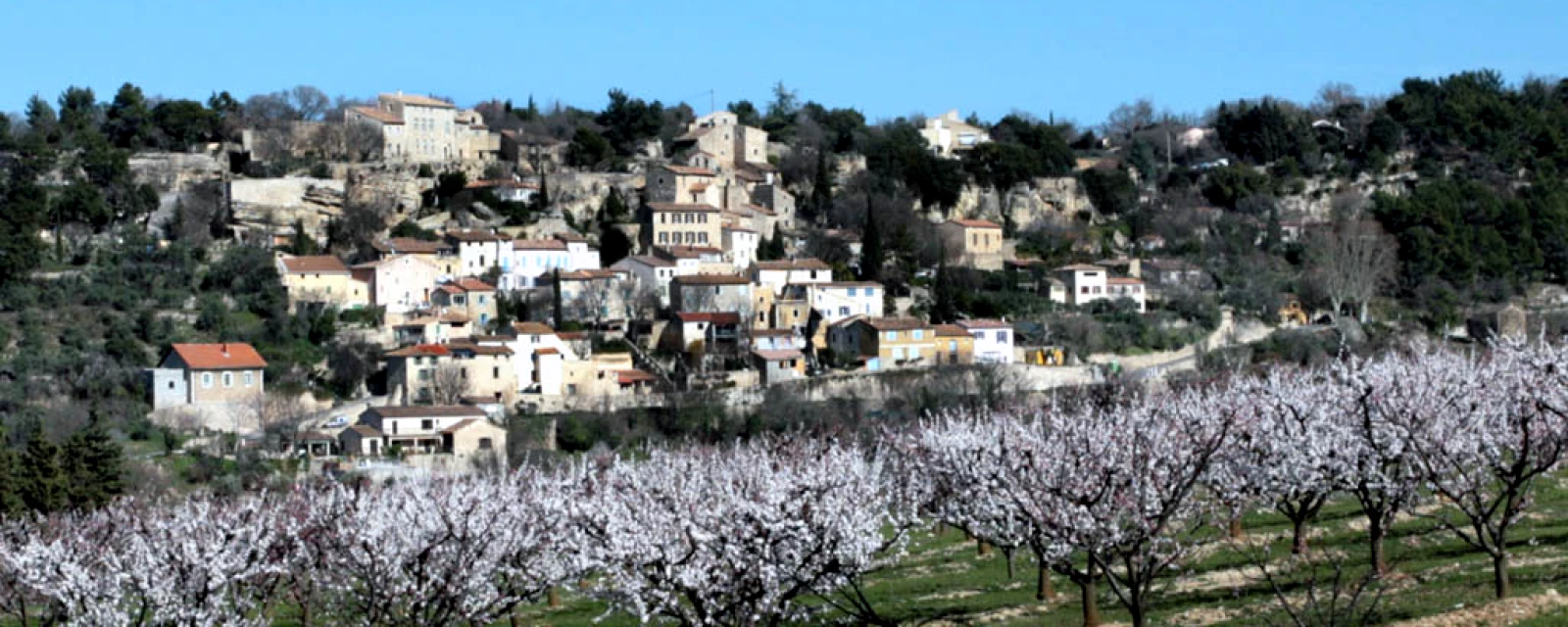 Vue de La Roque-sur-Pernes, Vaucluse