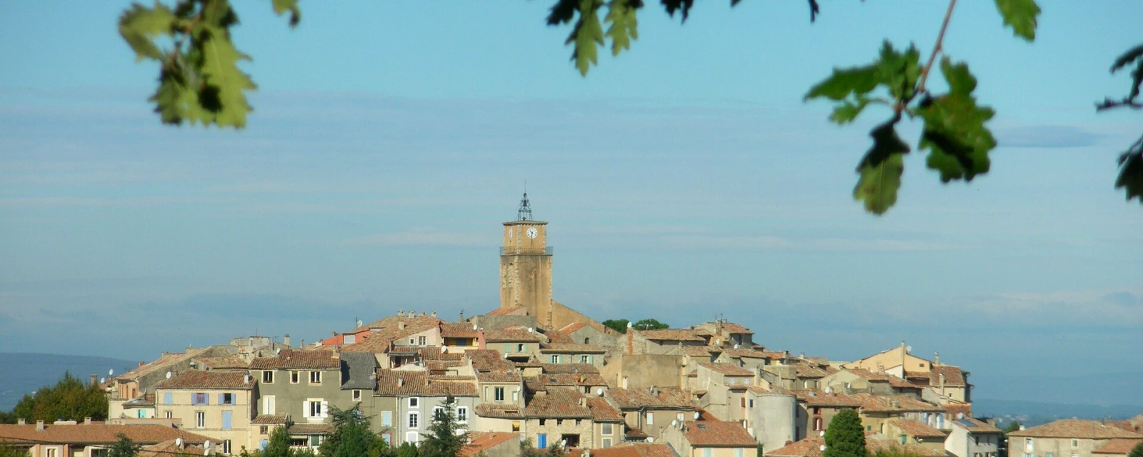 Vue de Sablet, Vaucluse