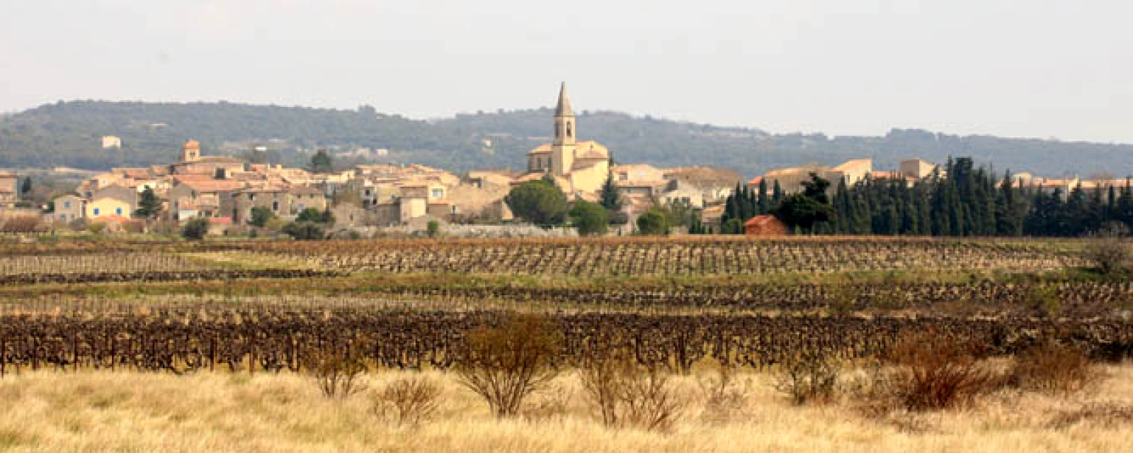 Vue de Saint-Pierre-de-Vassols, Vaucluse