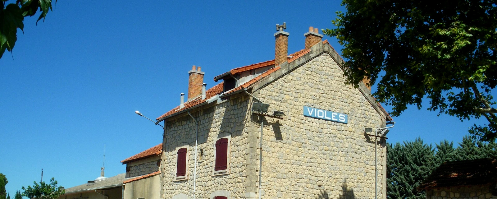 Vue de Violès, Vaucluse