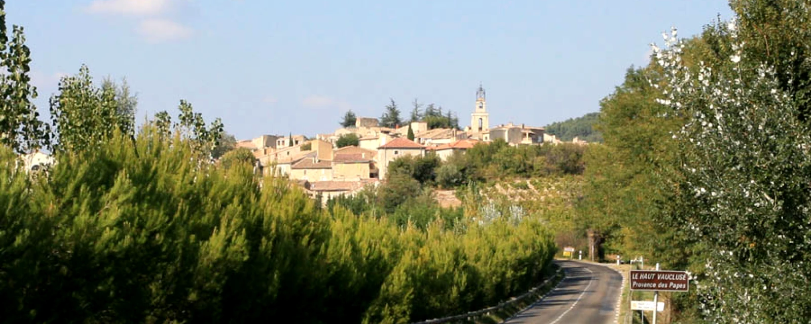 Vue de Visan, Vaucluse