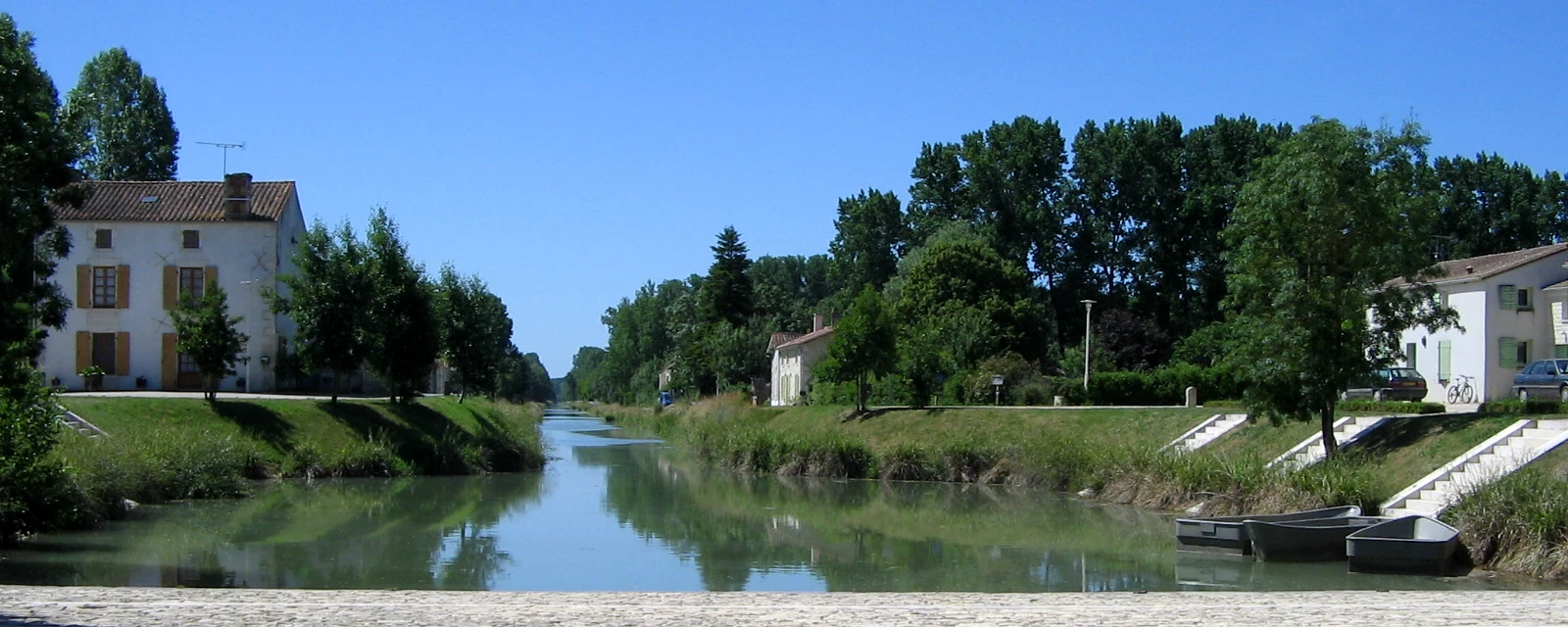 Vue de Bouillé-Courdault, Vendée