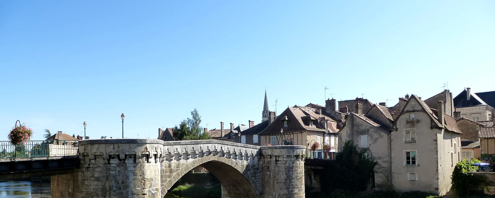 Vue de Montmorillon, Vienne