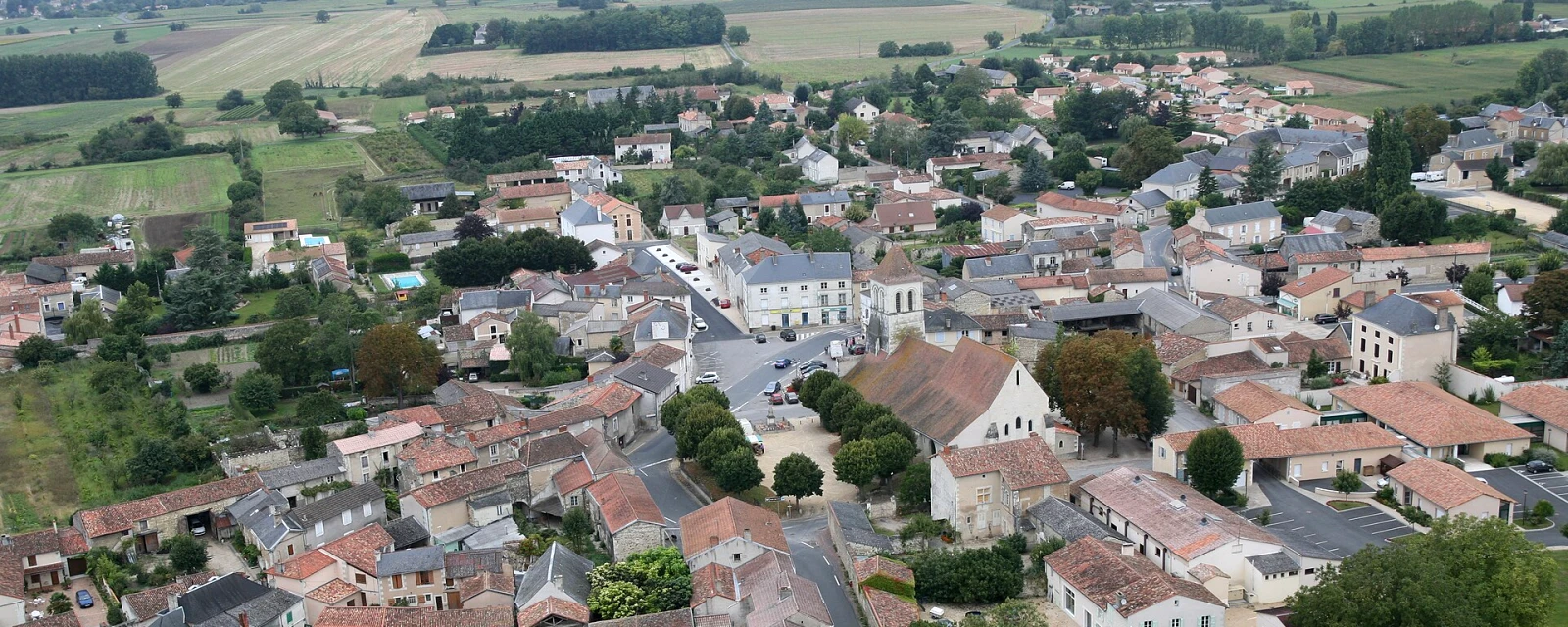 Vue de Saint-Martin-la-Pallu, Vienne