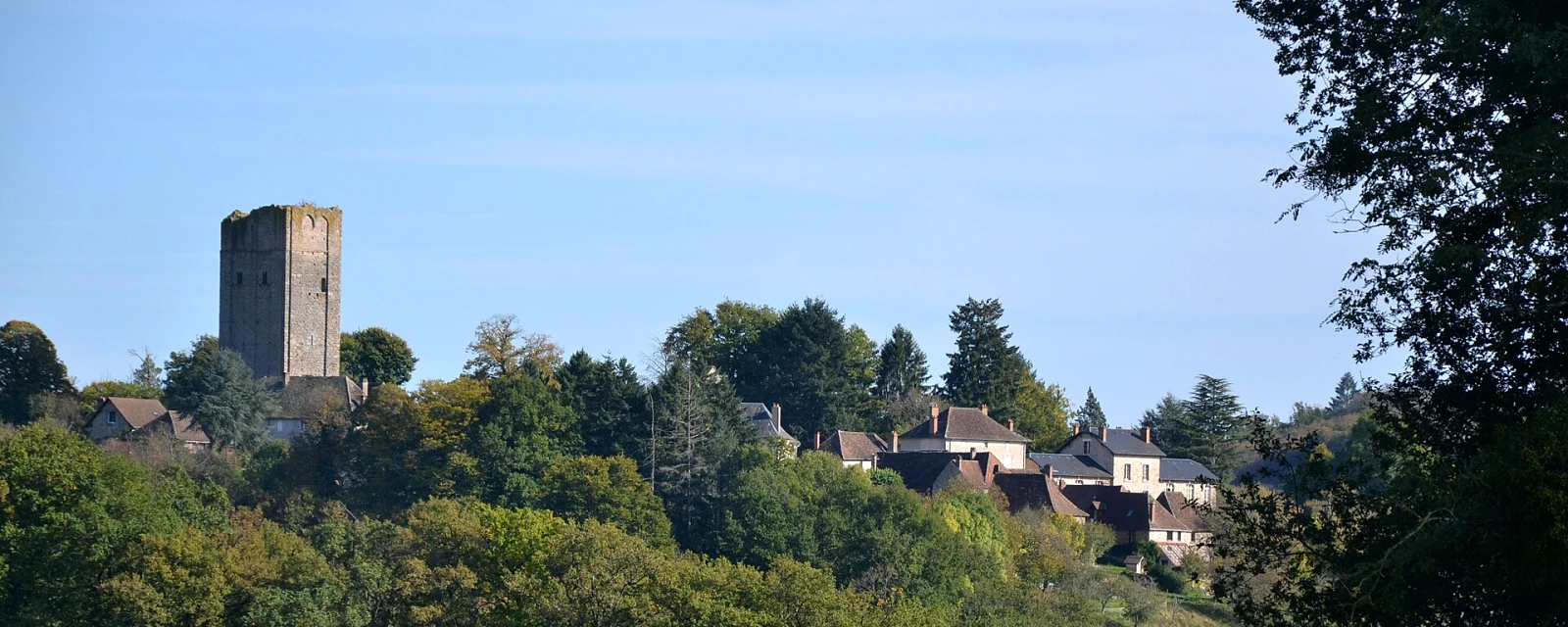 Vue de Château-Chervix, Haute-Vienne