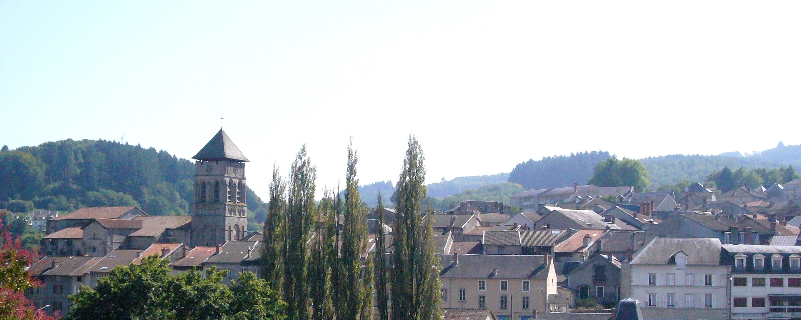 Vue de Eymoutiers, Haute-Vienne