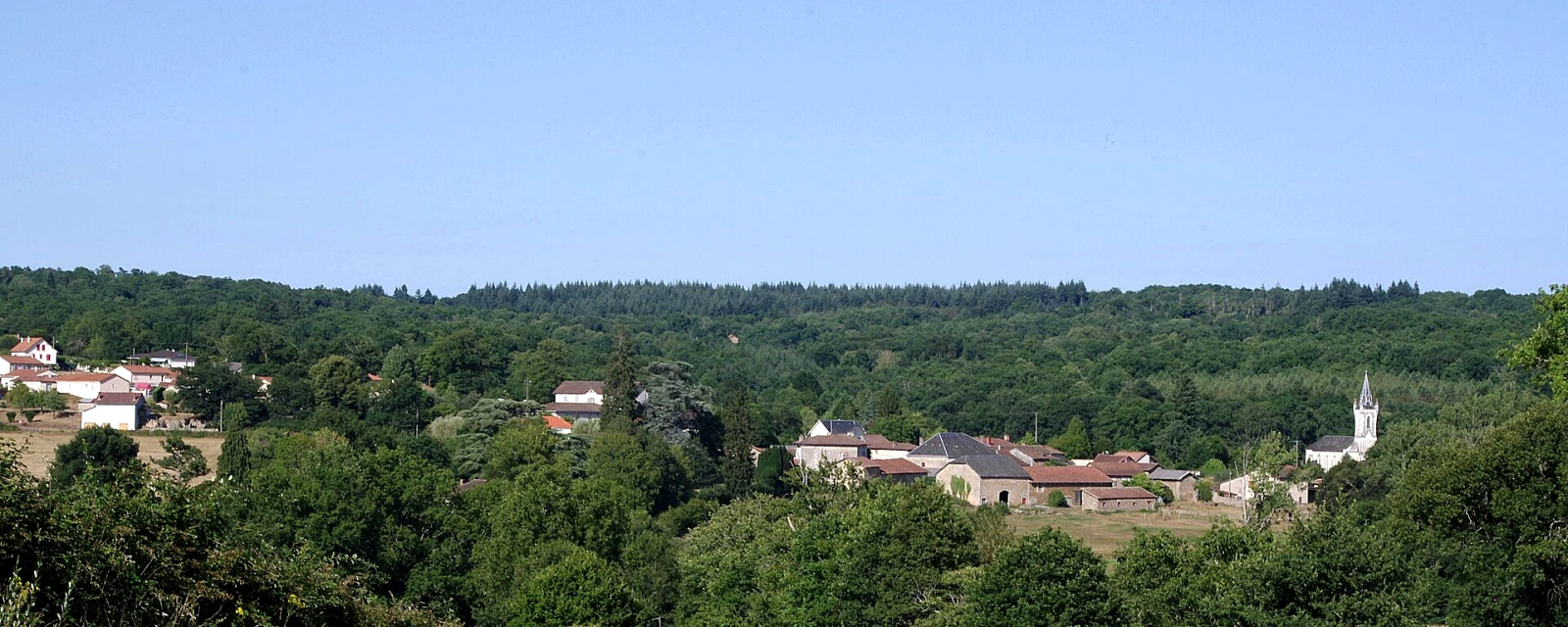 Vue de Gorre, Haute-Vienne