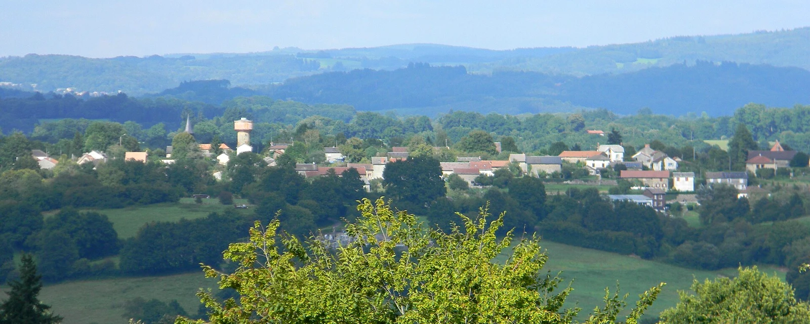Vue de Masléon, Haute-Vienne