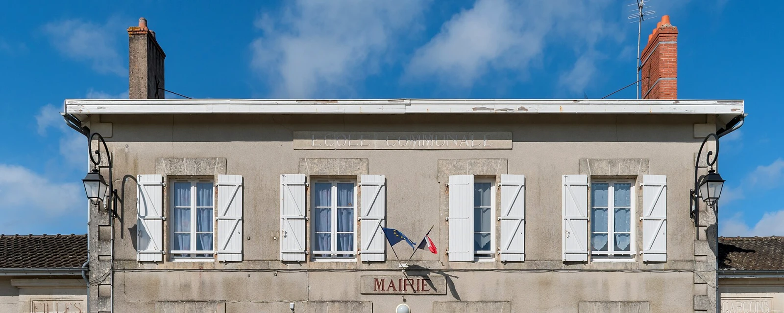 Vue de Saint-Sornin-la-Marche, Haute-Vienne