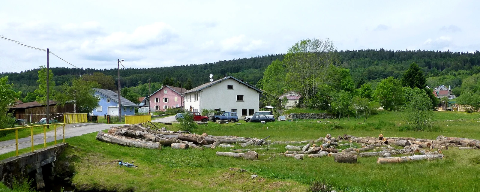 Vue de Barbey-Seroux, Vosges