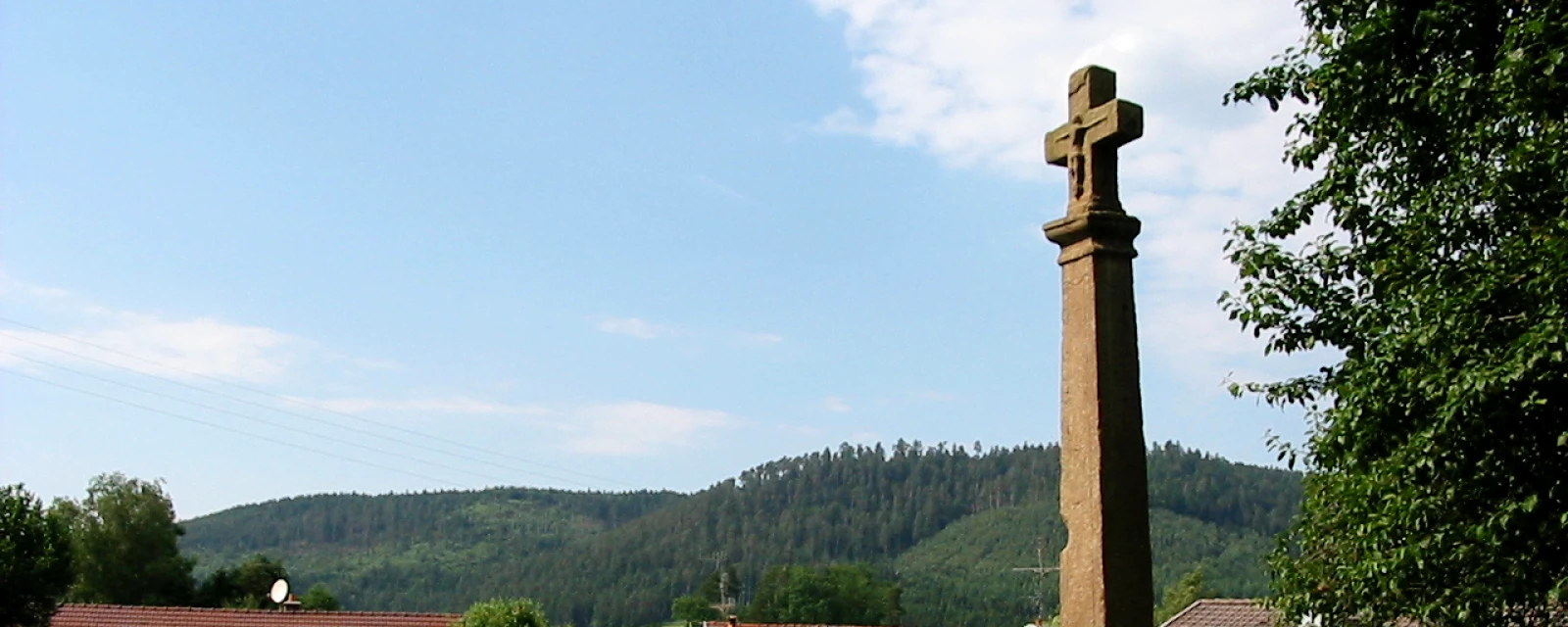 Vue de Belmont-sur-Buttant, Vosges
