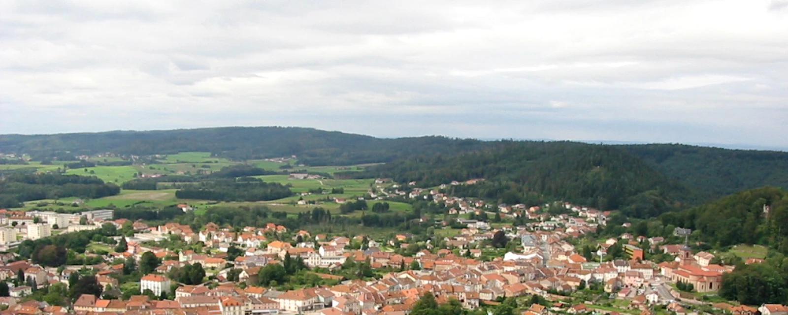 Vue de Bruyères, Vosges