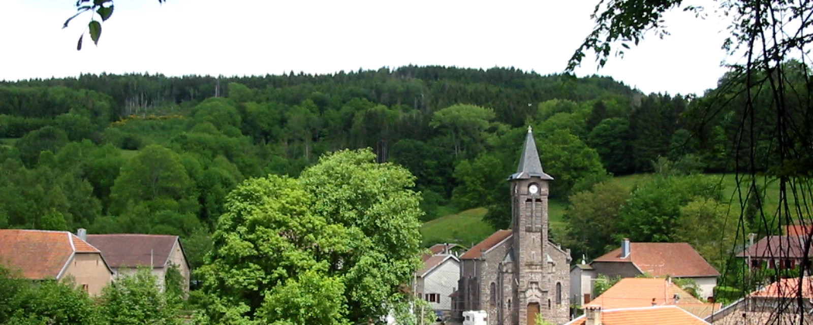 Vue de Châtas, Vosges