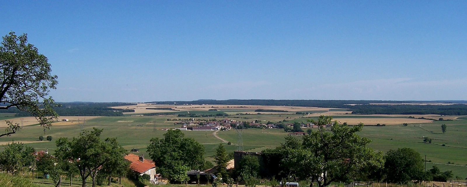 Vue de Clérey-la-Côte, Vosges