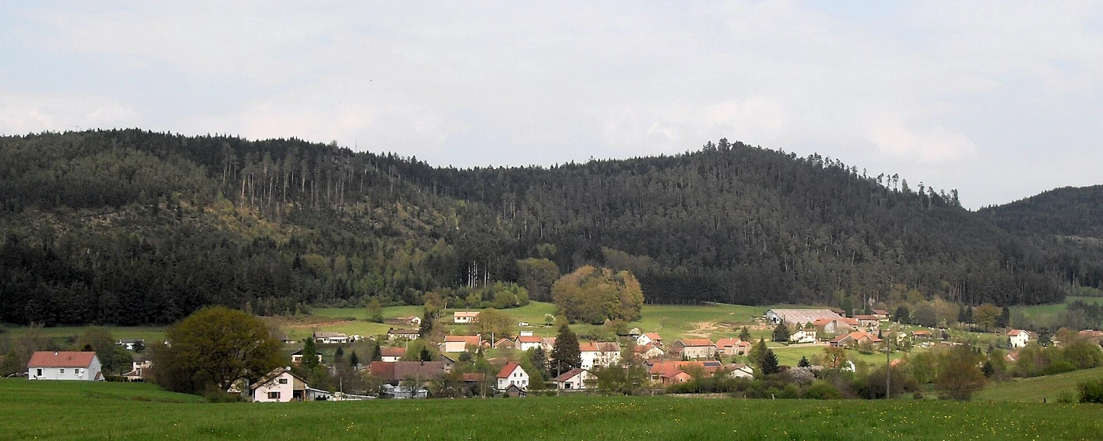 Vue de Domfaing, Vosges