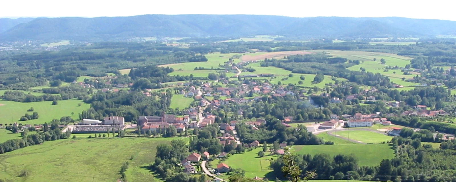 Vue de Étival-Clairefontaine, Vosges