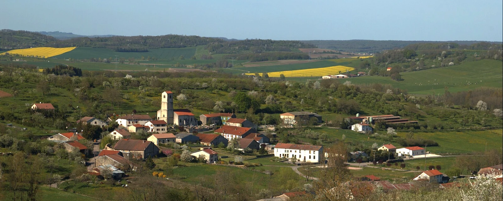 Vue de Gugney-aux-Aulx, Vosges