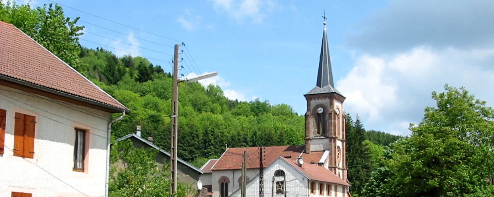 Vue de La Petite-Fosse, Vosges