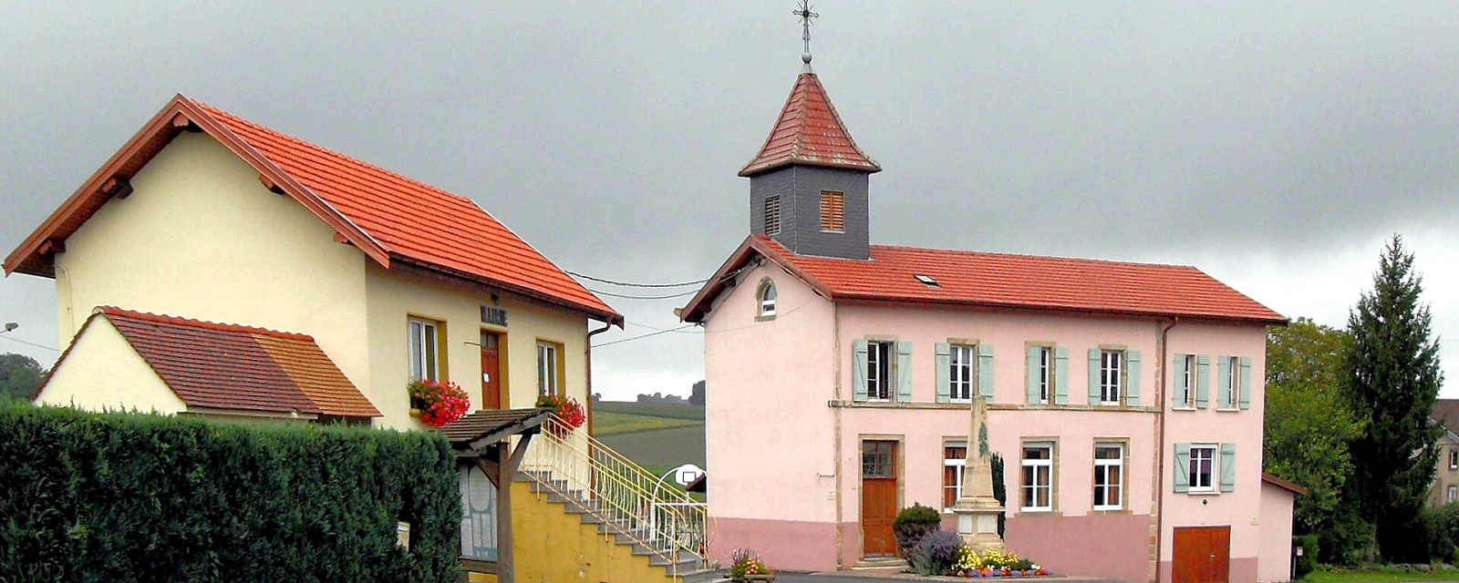 Vue de Pont-lès-Bonfays, Vosges