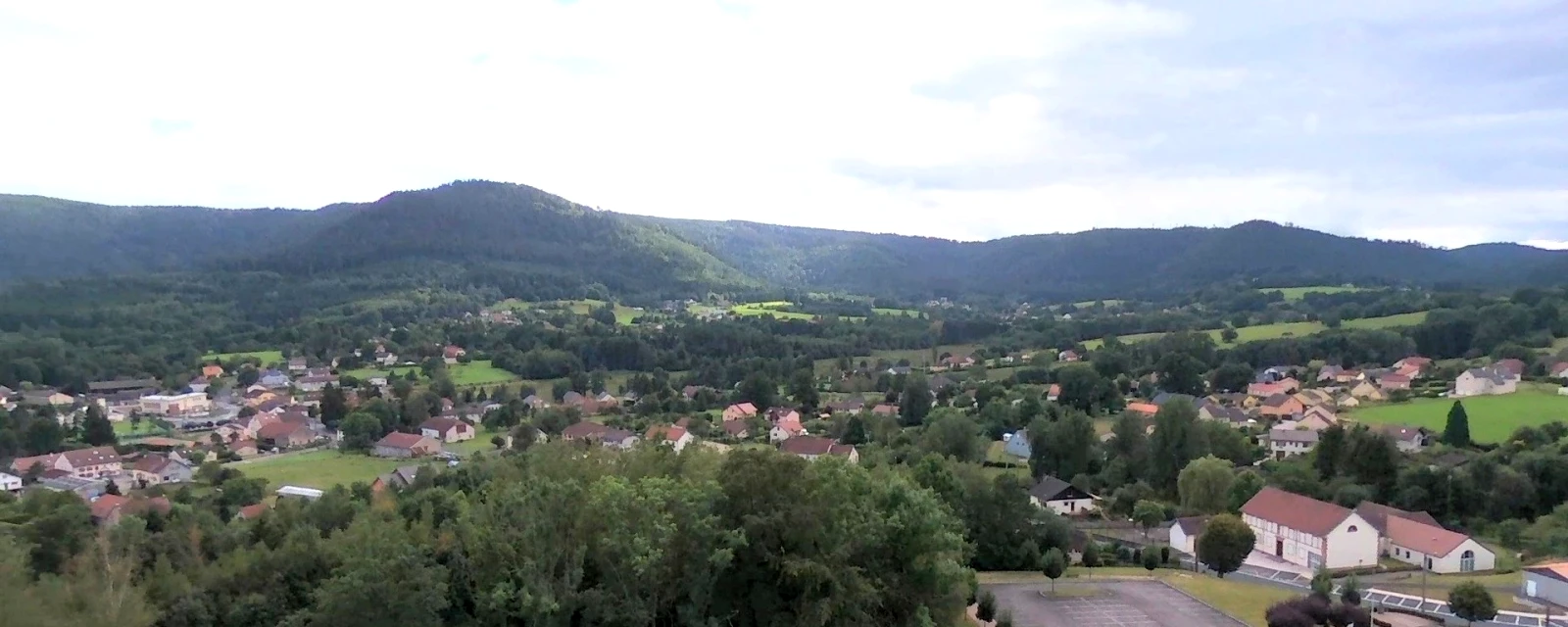 Vue de Saint-Michel-sur-Meurthe, Vosges