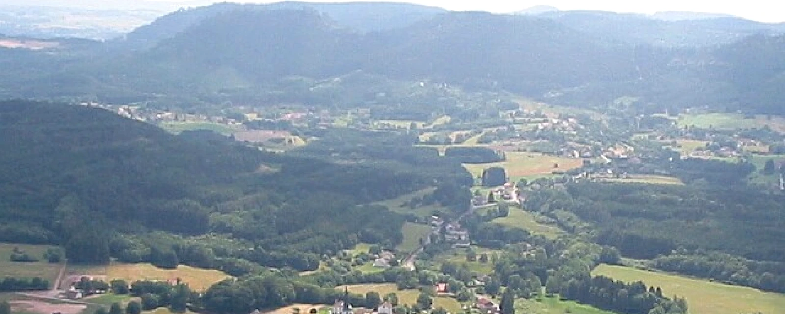 Vue de Taintrux, Vosges
