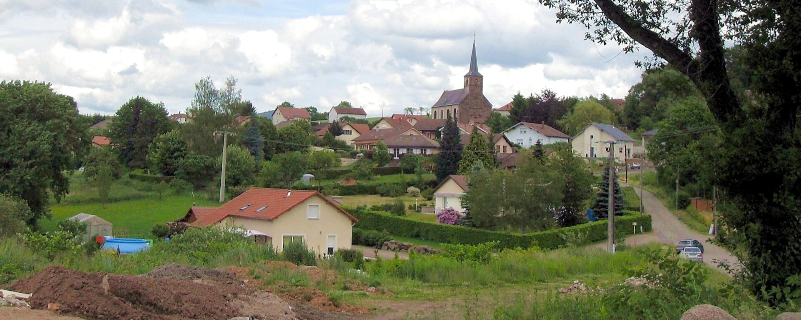 Vue de Vieux-Moulin, Vosges
