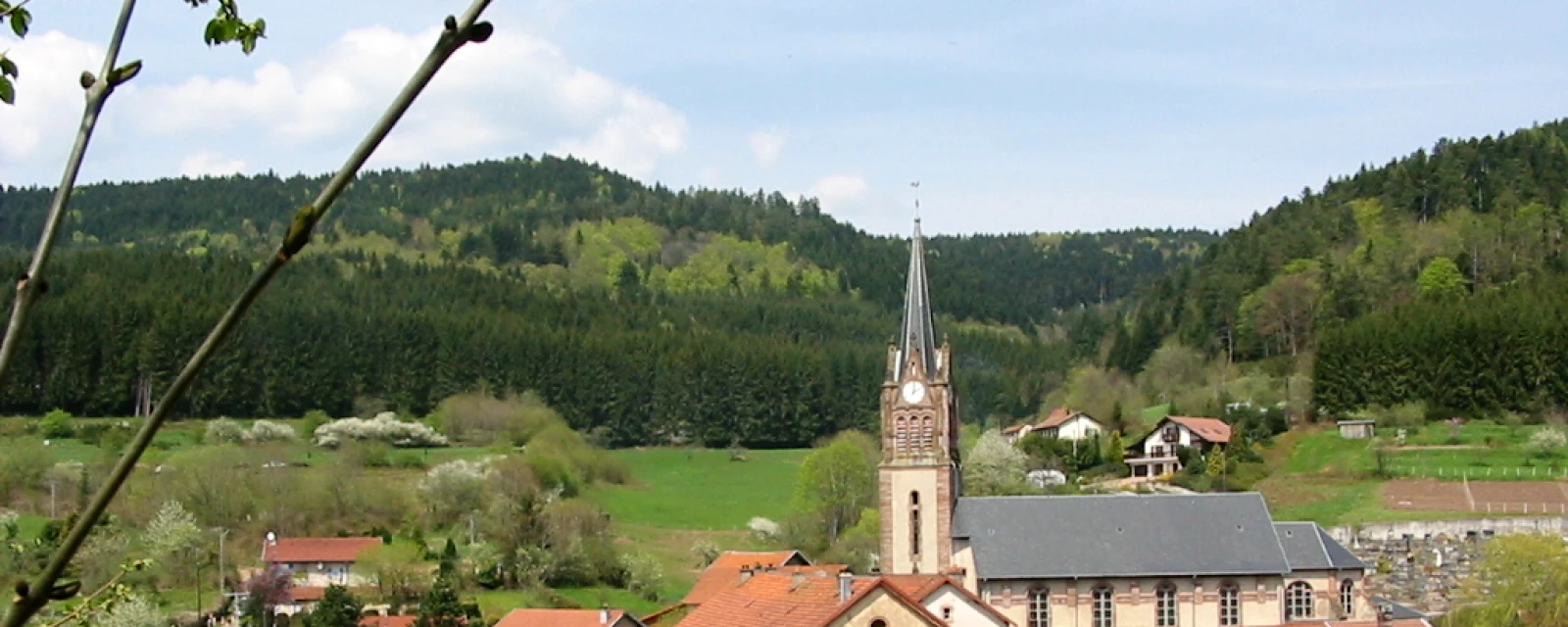 Vue de Wisembach, Vosges