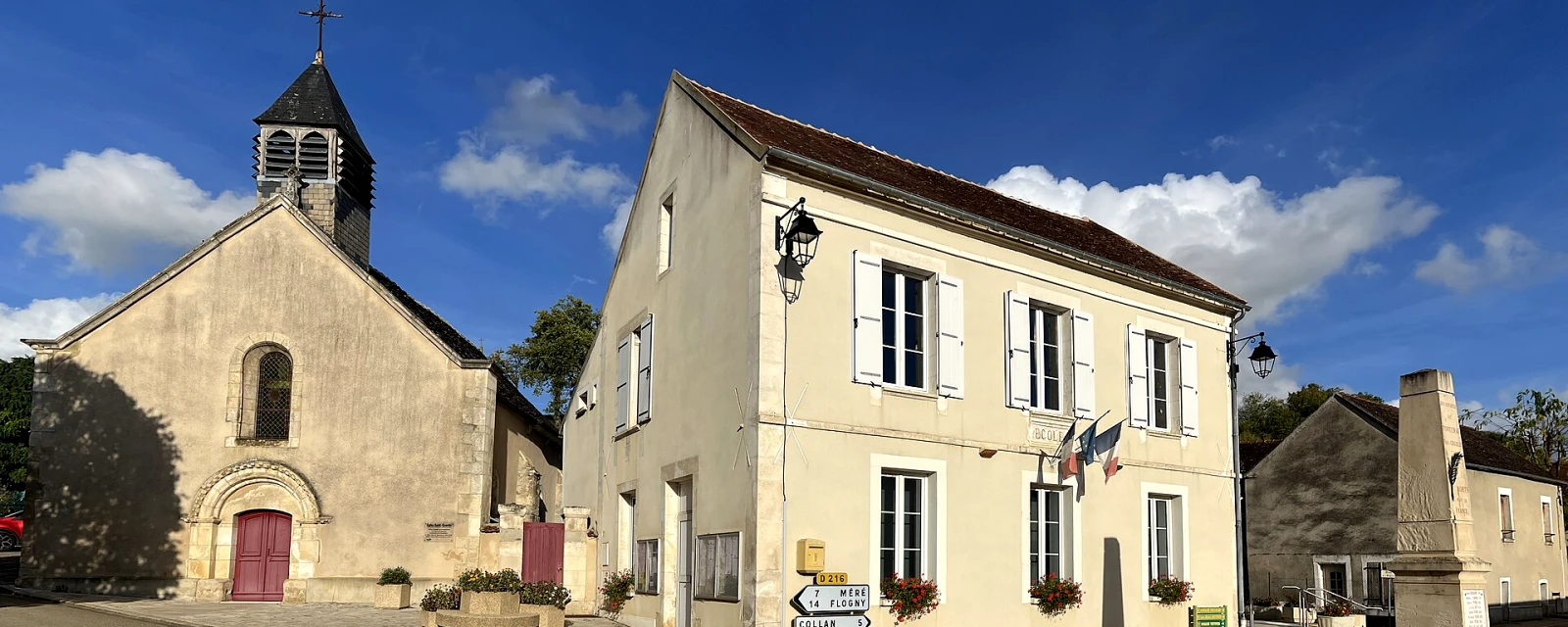 Vue de Fontenay-près-Chablis, Yonne