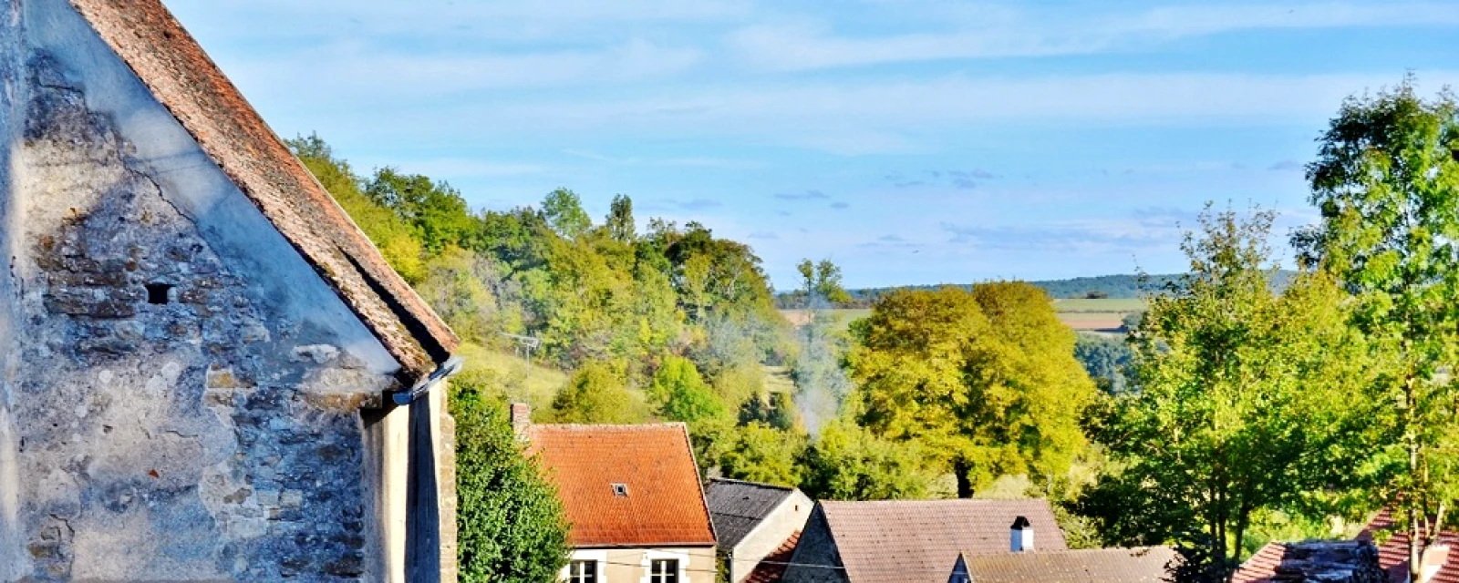 Vue de Fontenay-près-Vézelay, Yonne
