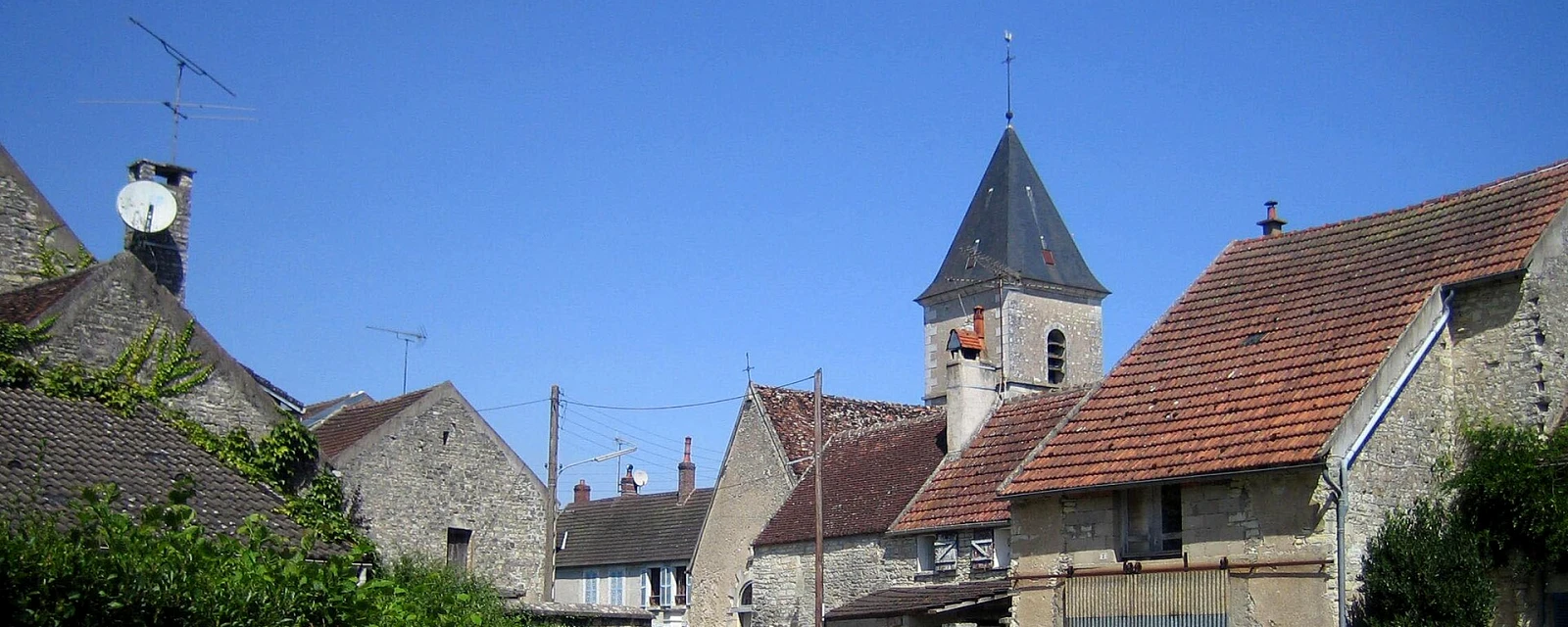 Vue de Lucy-sur-Cure, Yonne