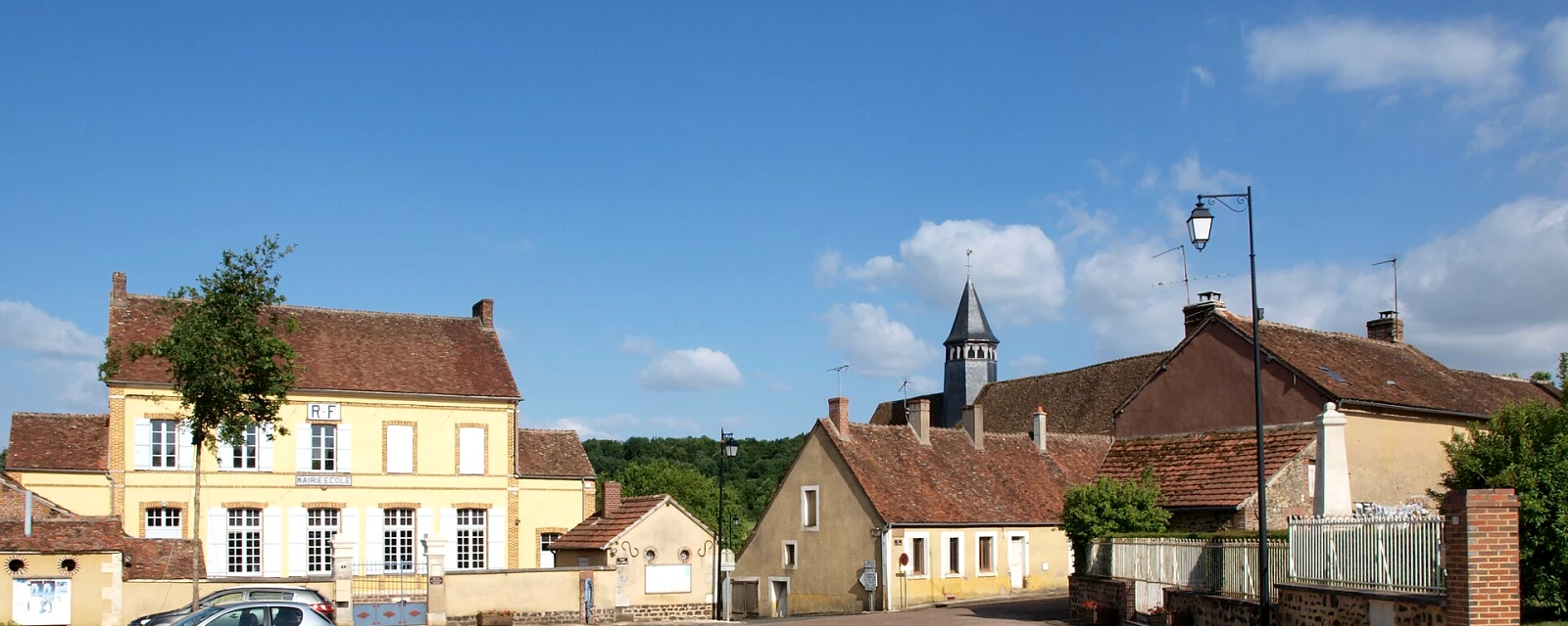 Vue de Moutiers-en-Puisaye, Yonne