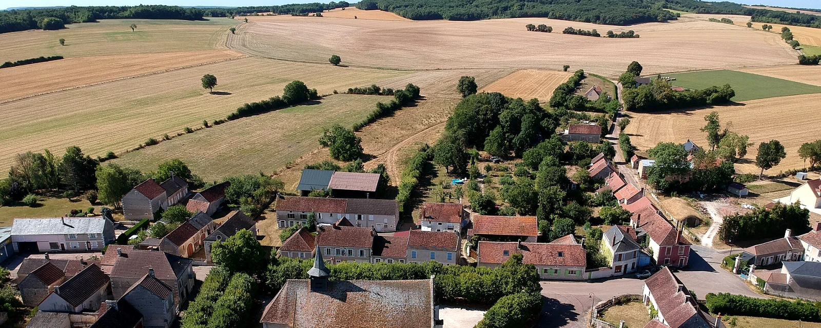 Vue de Sougères-en-Puisaye, Yonne