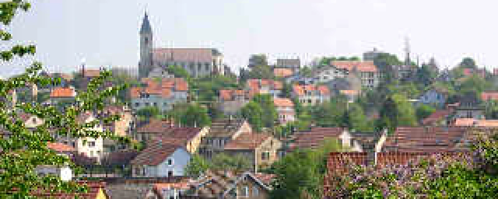 Vue de Beaucourt, Territoire de Belfort