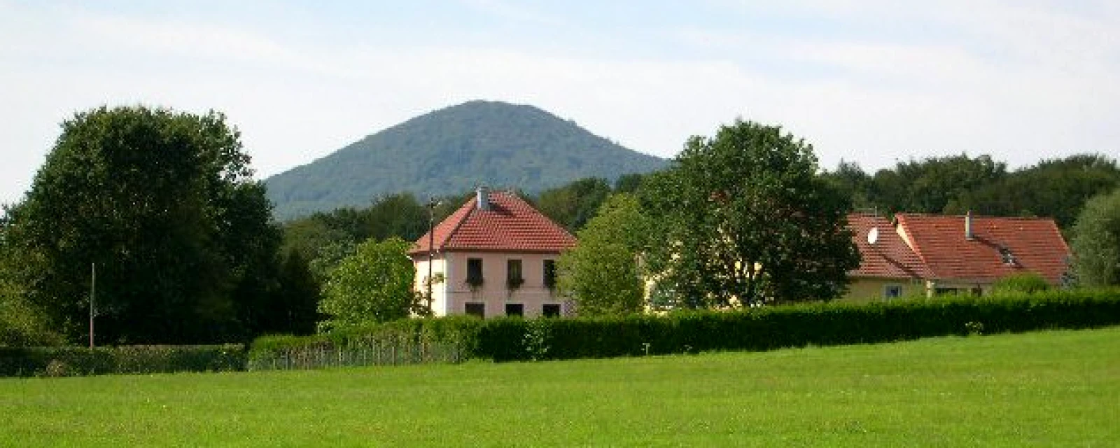 Vue de Bourg-sous-Châtelet, Territoire de Belfort