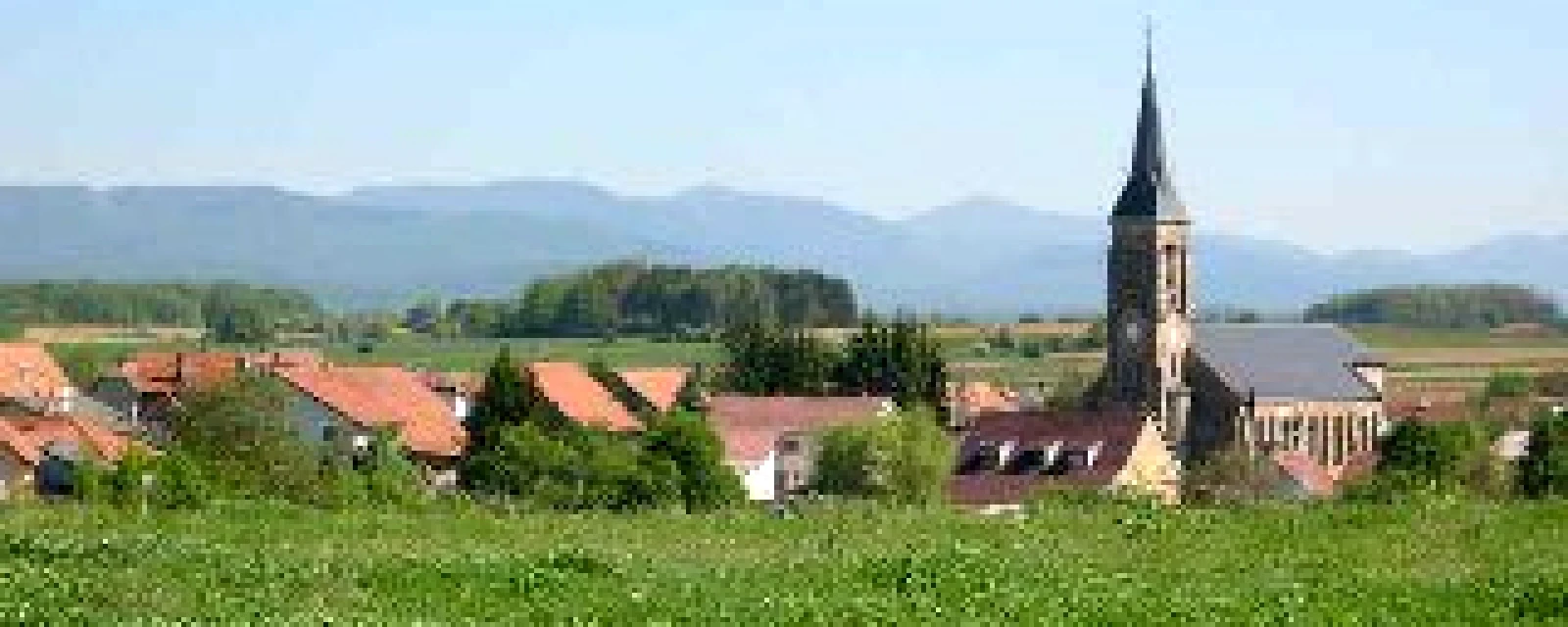 Vue de Meroux-Moval, Territoire de Belfort