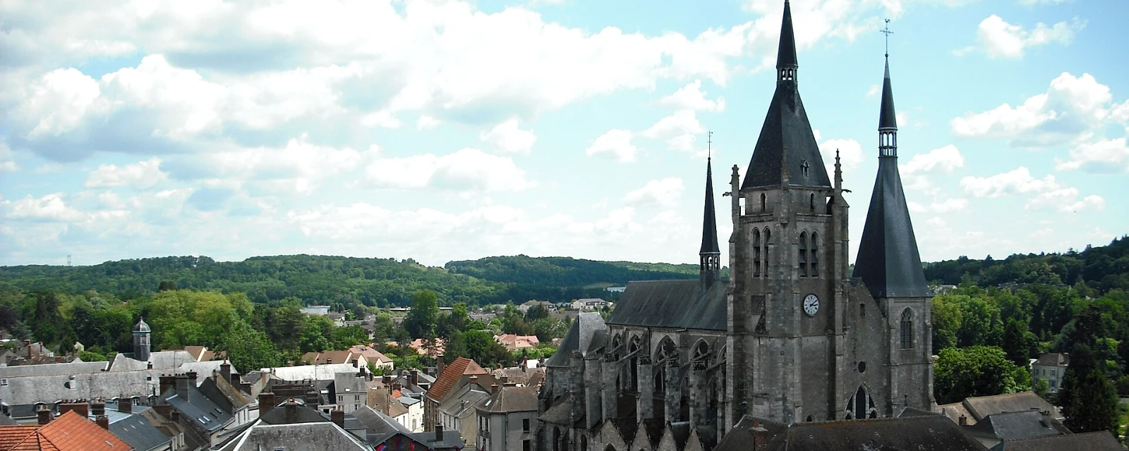 Vue de Dourdan, Essonne