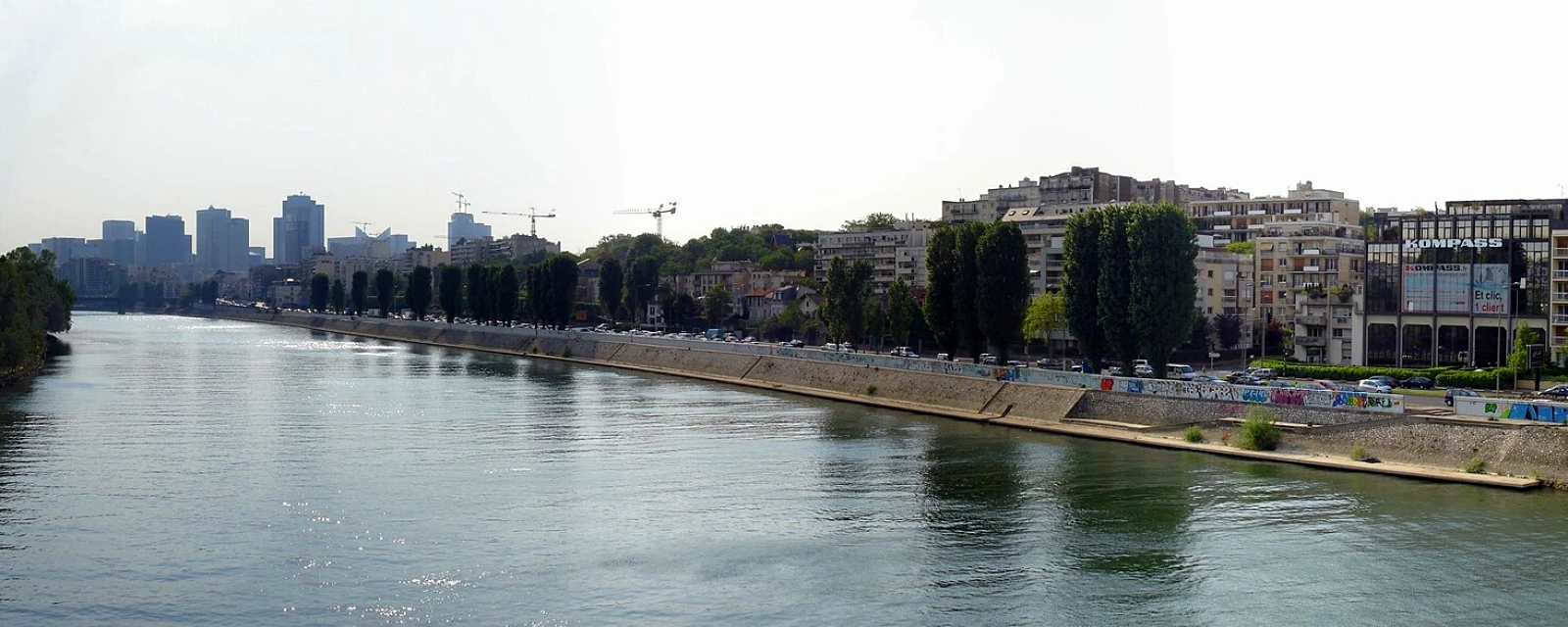 Vue de Courbevoie, Hauts-de-Seine
