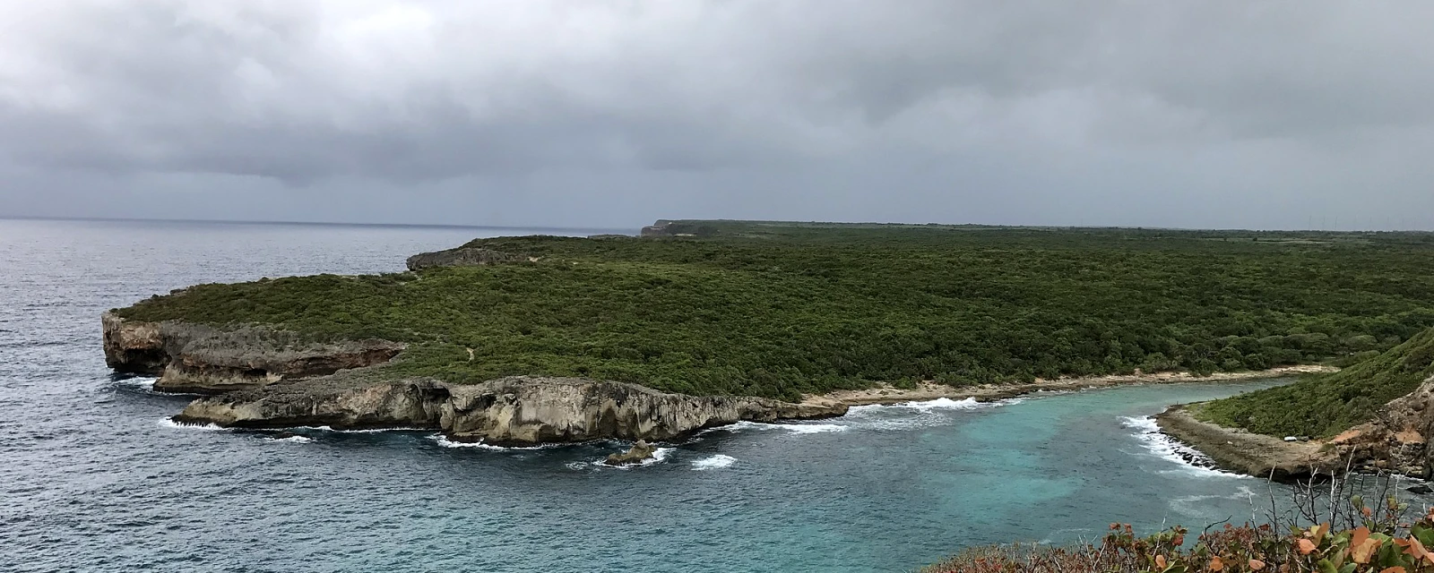 Vue de Anse-Bertrand, Guadeloupe